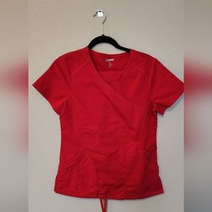 Red Scrub Set